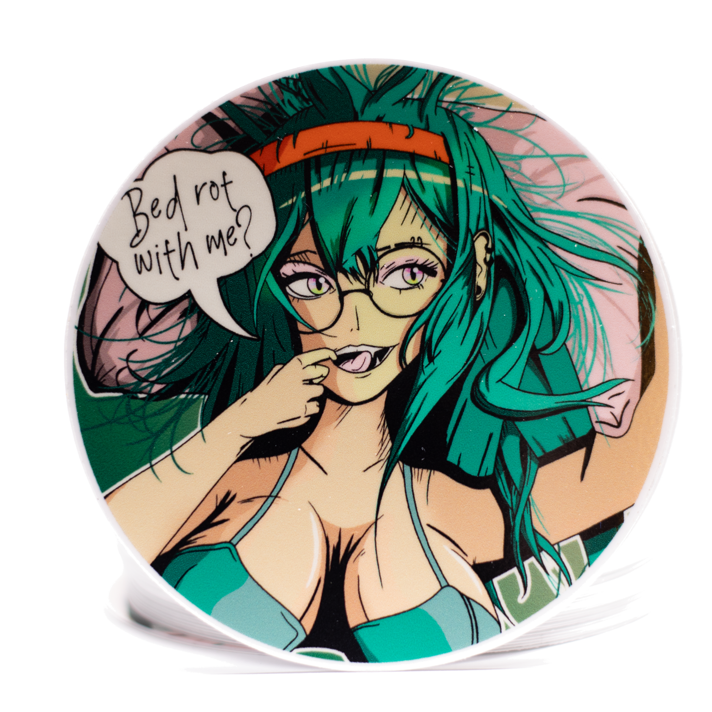 Bed Rot With Me? - Sticker