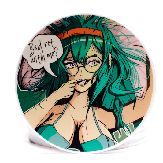 Bed Rot With Me? - Sticker